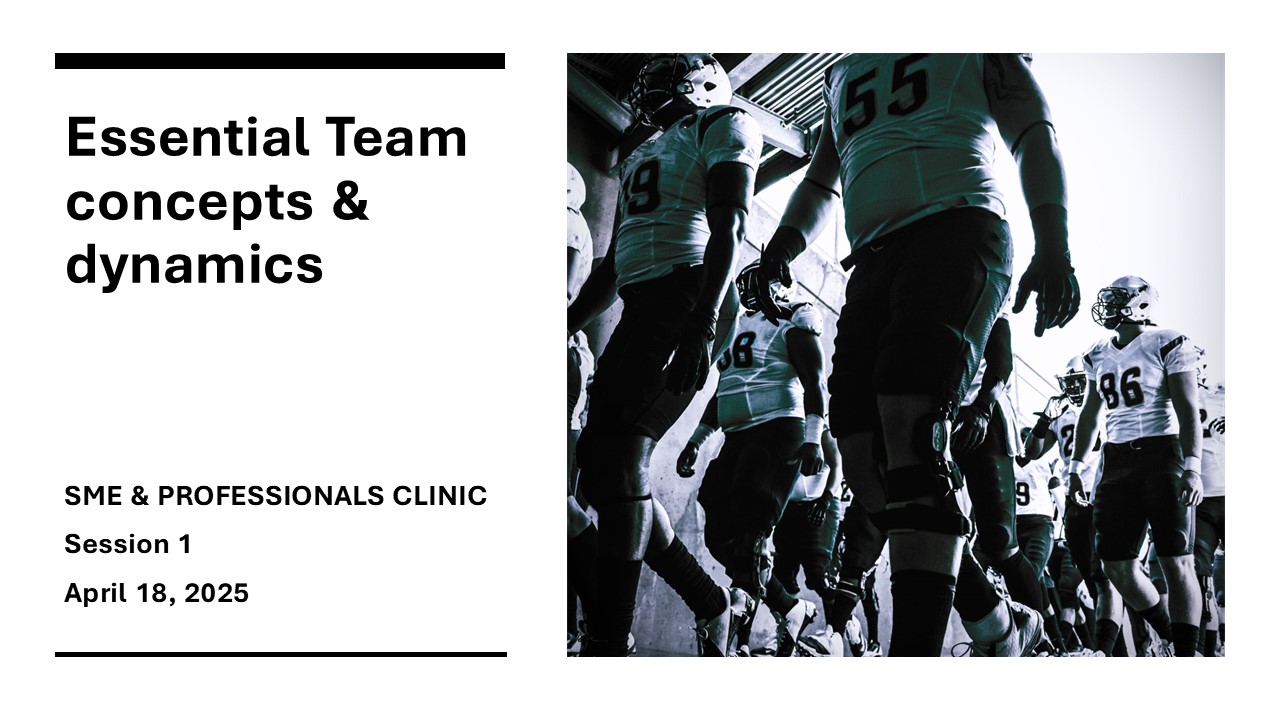 Essential team concepts